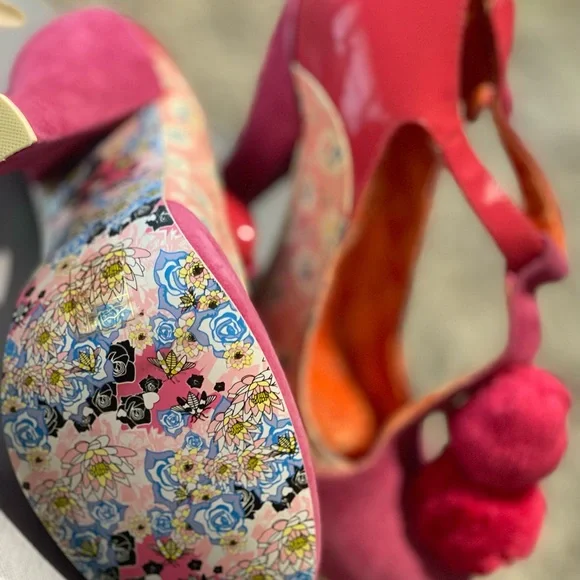 Irregular Choice Bambino Pom Pom Doll Heels - Picture 5 of 7